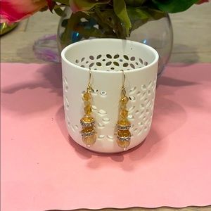 Amber Smoke Earrings